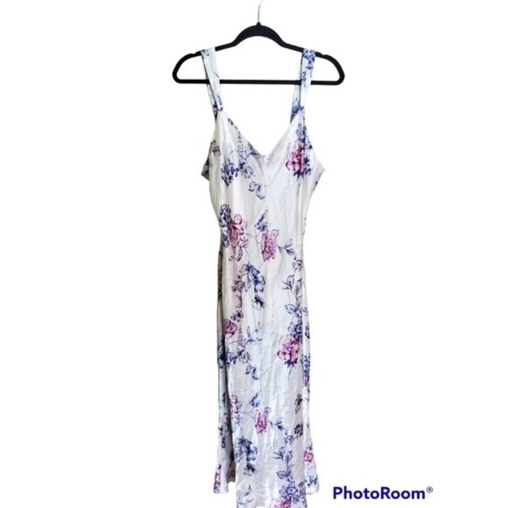 Vintage Maxi Floral Slip‎ Dress